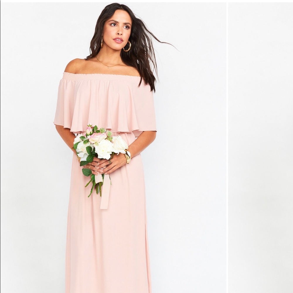 Show me your Mumu Hacienda maxi dress-dusty blush